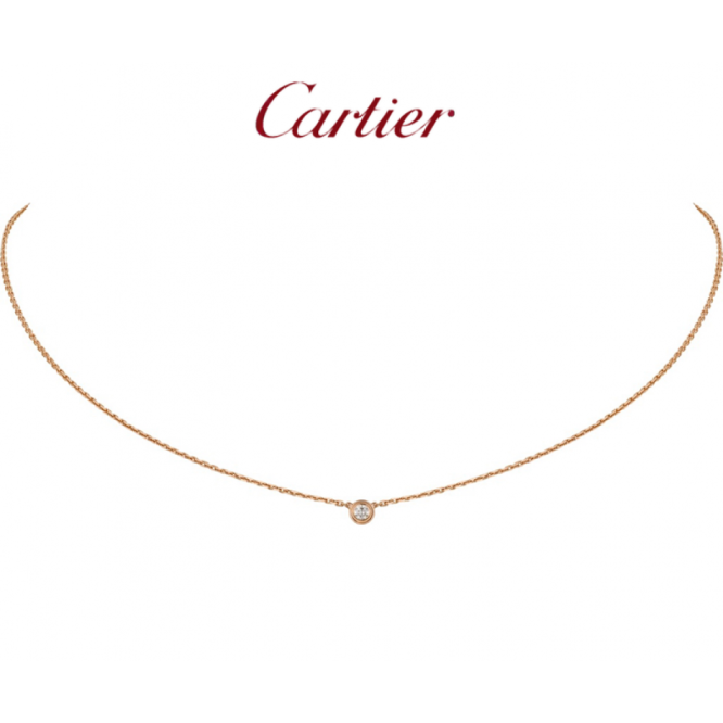 Cartie DIAMANTS LÉGERS NECKLACE, LM ディアマン レジェ ネックレス、LM